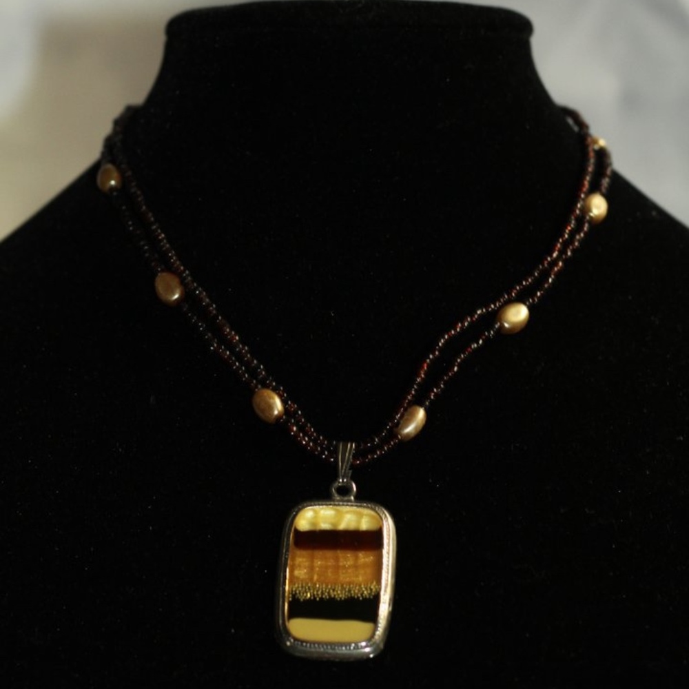 Multi Color Beaded Necklace